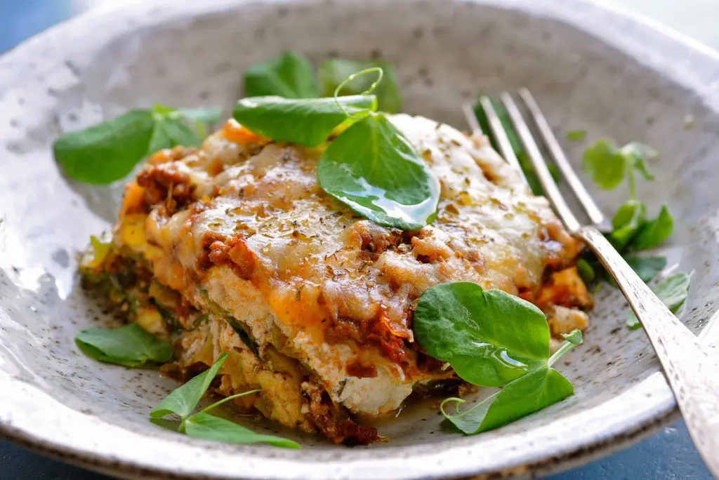 Healthy lasagna recipe