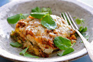 Lasagna on cabbage shells | Healthy Dinner Recipes | www.karlasnordickitchen.com