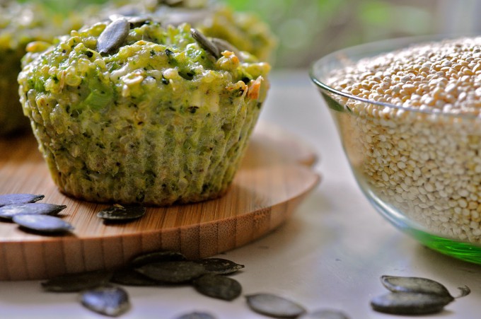 Mini Broccoli Pie With Goat Cheese