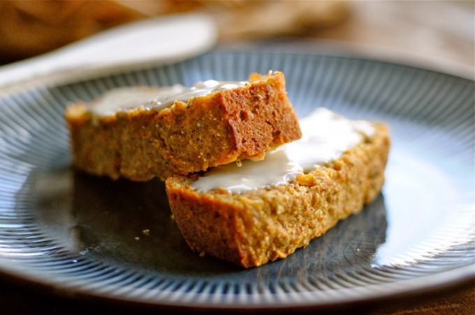 Sweet Carrot Bread with Rye Flour
