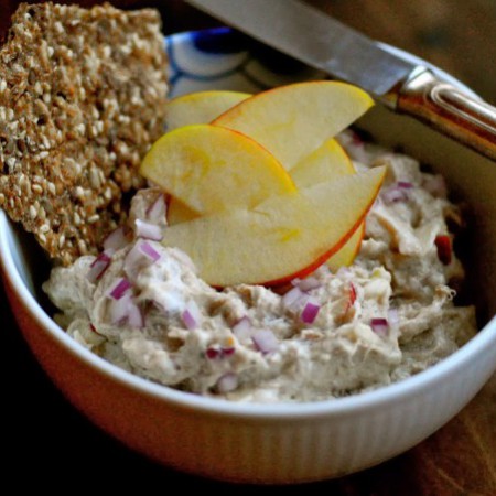 Mackerel Salad with Apple & Red Onion | www.karlasnordickitchen.com