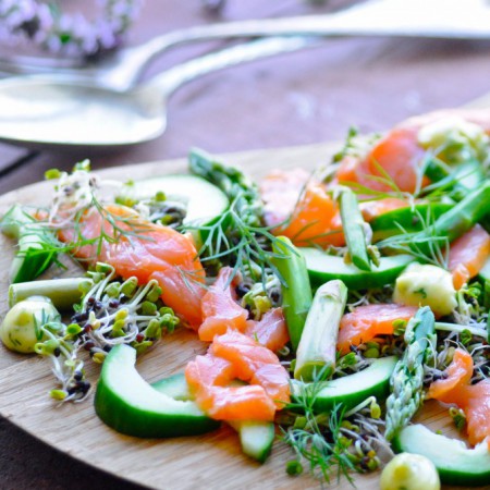 Salmon salad with dill mayo | www.karlasnordickitchen.com