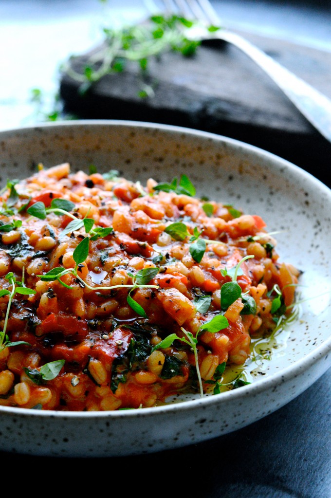 Pearl barley risotto | www.karlasnordickitchen.com