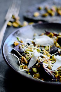 Beetroot Salad with Sprouts and Goat Cheese | www.karlasnordickitchen.com