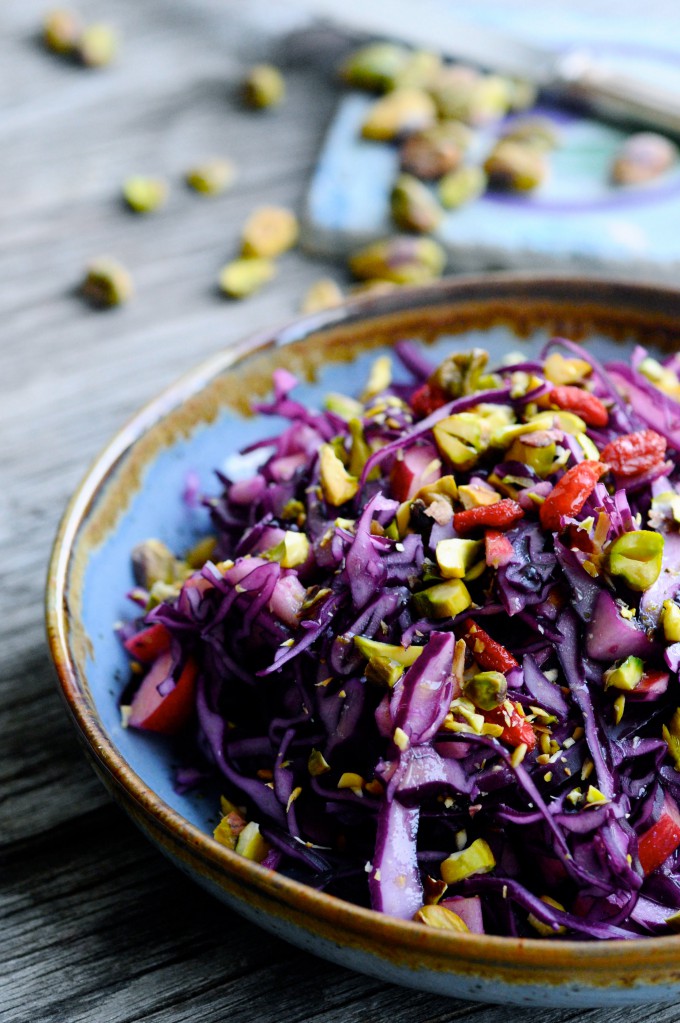 Red cabbage salad with ginger | www.karlasnordickitchen.com