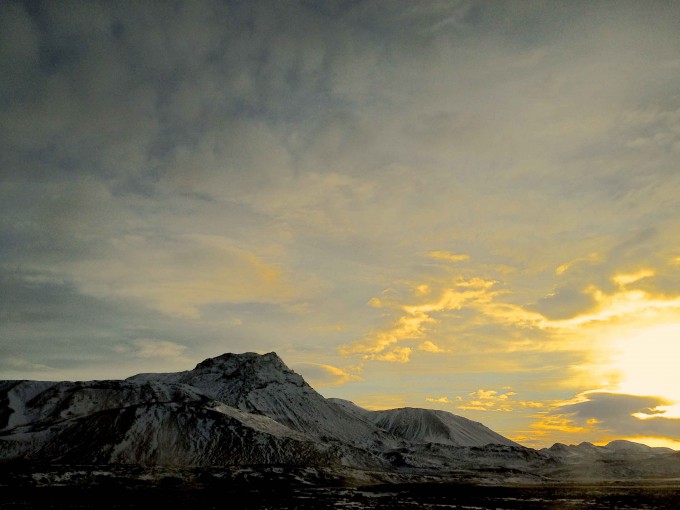 Iceland in March - getting ready for chia porridge