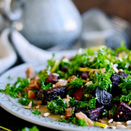 Kale salad with beets | www.karlasnordickitchen.com