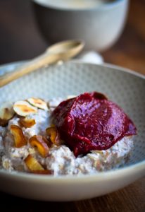 Raspberry chia jam with medjool dates