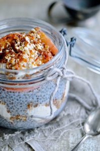 Healthy Apple trifle with chia