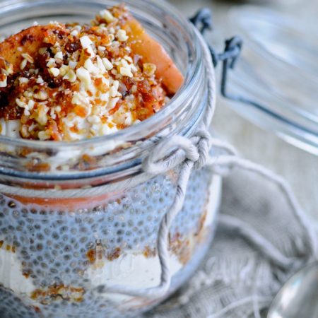 Healthy Apple trifle with chia
