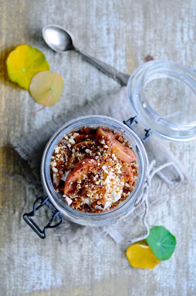 Apple trifle with chia and vanilla