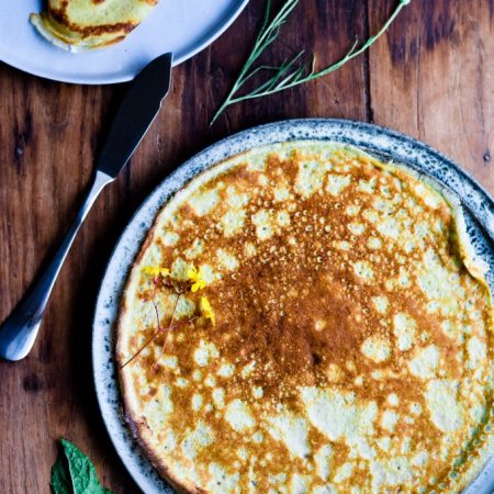 Thin crepe recipe with lemon