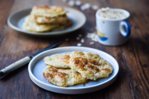 Easy Oatmeal Pancakes with instant oats