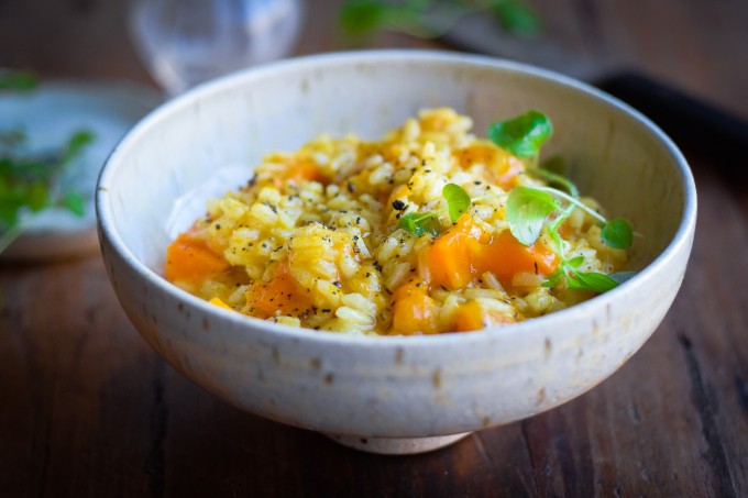 Pumpkin risotto recipe