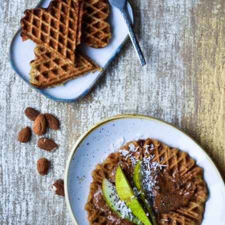 Healthy Banana Waffles with Oats Recipe