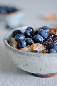 Porridge with whole grain rye