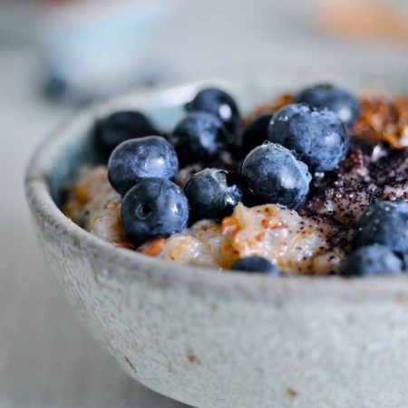 Porridge with whole grain rye