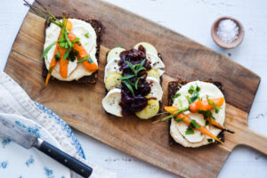 Open faced sandwich blog recipe